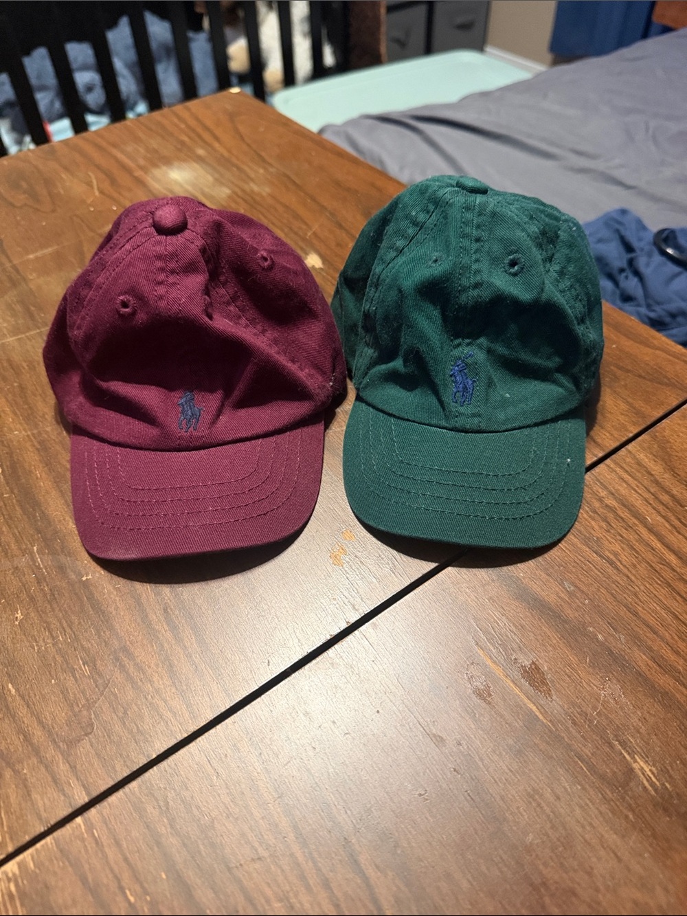Ralph Lauren Burgundy Embroidered Polo Cap
